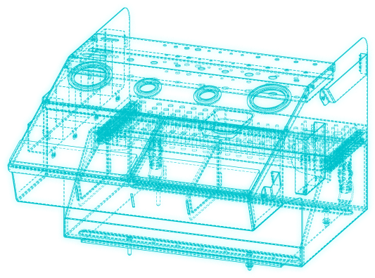 Engineered Drawing of Caddy